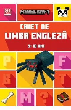 Coperta cărții Minecraft. Caiet de limba engleza 9-10 ani - Dan Whitehead, Jon Goulding