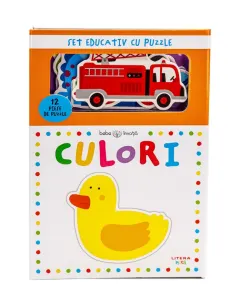 Coperta cărții Bebe învață. Culori. Set educativ cu puzzle
