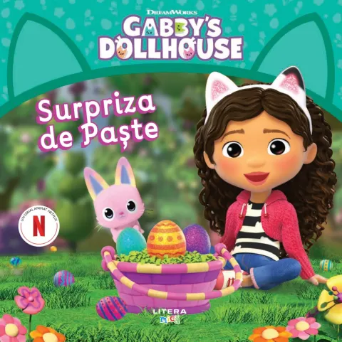 Coperta cărții Gabby's Dollhouse. Surpriza de Paște