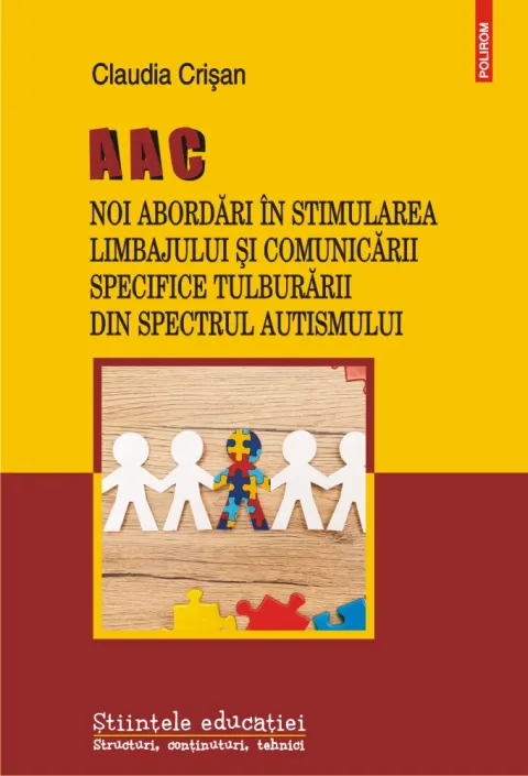 Coperta cărții AAC. Noi abordări în stimularea limbajului și comunicării specifice Tulburării din Spectrul Autismului