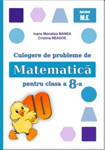 Coperta cărții Culegere de probleme de matematica pentru clasa a 8-a (editia 2026)