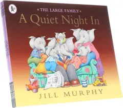 Coperta cărții The Large Family Series, 5 Picture Books Collectable by Jill Murphy