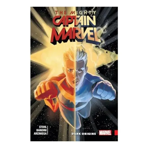 Coperta cărții The Mighty Captain Marvel