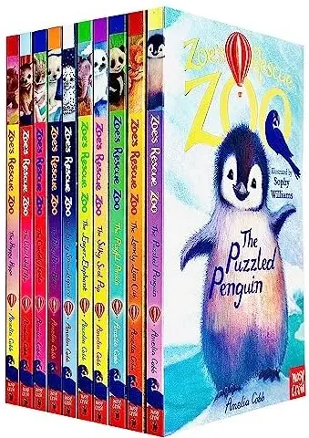 Coperta cărții Zoe's Rescue Zoo 10 Books Collection Set by Amelia Cobb