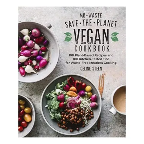 Coperta cărții No-Waste Save-the-Planet Vegan Cookbook