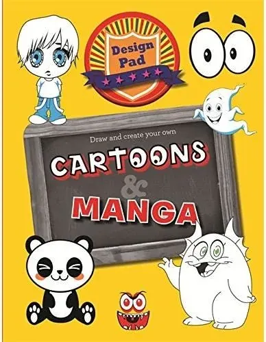 Coperta cărții Design Pad: Cartoons & Manga