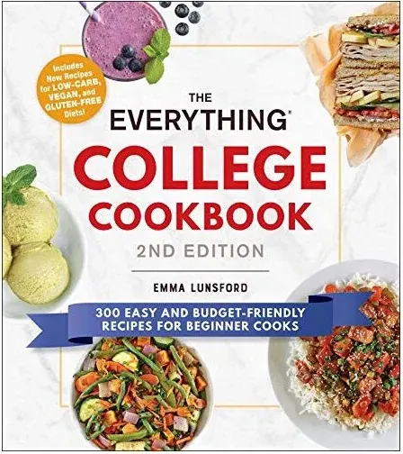 Coperta cărții Everything College Cookbook, 2nd Edition