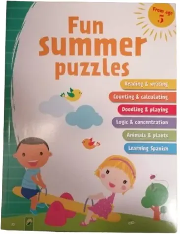 Coperta cărții Fun Summer Puzzles