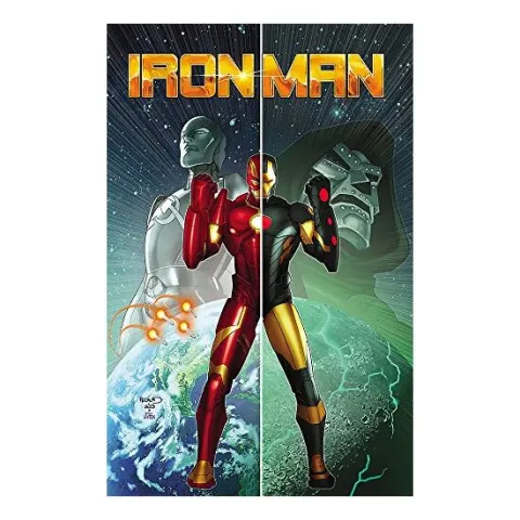 Coperta cărții Iron Man, Marvel Comics Staff, Geoffo and Mast Staff, Alvaro Martinez, Marcos Marz, Agustin Padilla