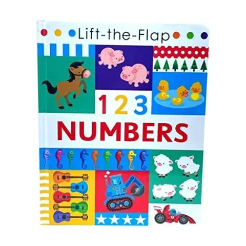 Coperta cărții Lift-The-Flap 1 2 3 NUMBERS, Page Publications