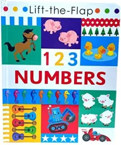 Coperta cărții Lift-The-Flap 1 2 3 NUMBERS, Page Publications