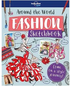 Coperta cărții Around the world fashion sketchbook, Jenny Grinsted