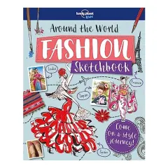 Coperta cărții Around the world fashion sketchbook, Jenny Grinsted