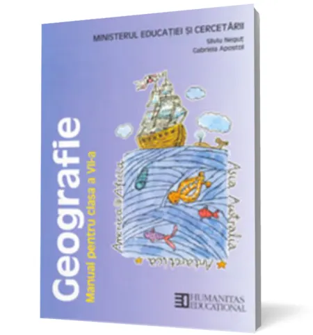 Coperta cărții Geografie. Manual pentru clasa a VII-a