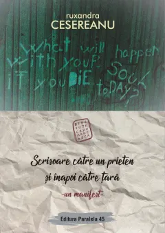Coperta cărții Scrisoare către un prieten și înapoi către țară. Un manifest