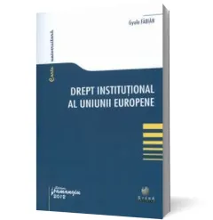 Coperta cărții Drept instituțional al Uniunii Europene