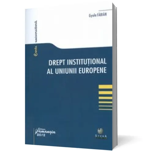 Coperta cărții Drept instituțional al Uniunii Europene