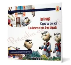 Coperta cărții Capra cu trei iezi / La chevre et ses trois biquets