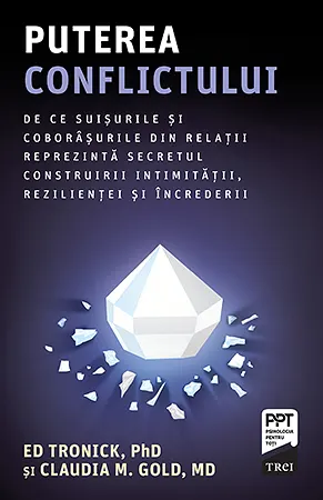 Coperta cărții Puterea conflictului. De ce suișurile și coborâșurile din relații reprezintă secretul construirii intimității, rezilienței și încrederii