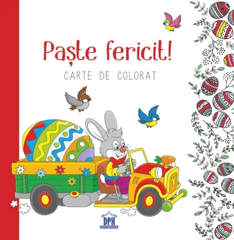 Coperta cărții Paste fericit! Carte de colorat