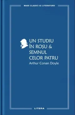 Coperta cărții Un studiu in rosu. Semnul celor patru