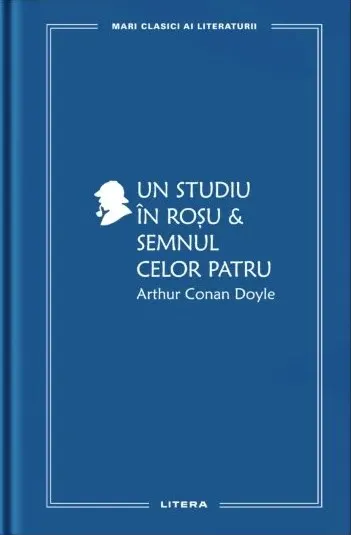 Coperta cărții Un studiu in rosu. Semnul celor patru