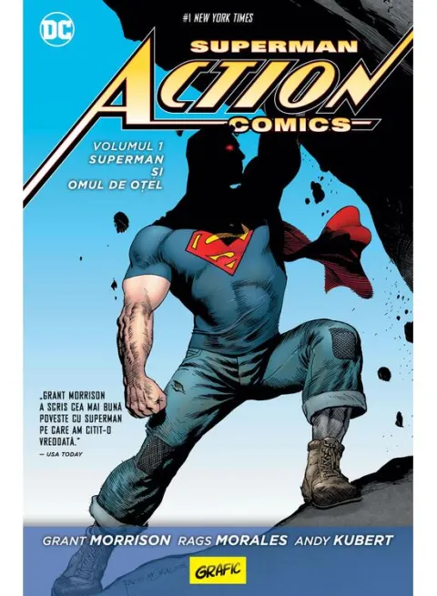 Coperta cărții Superman Action Comics #1: Superman și omul de oțel