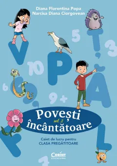 Coperta cărții Povesti incantatoare. Clasa pregatitoare. Caiet de lucru (vol. 2)