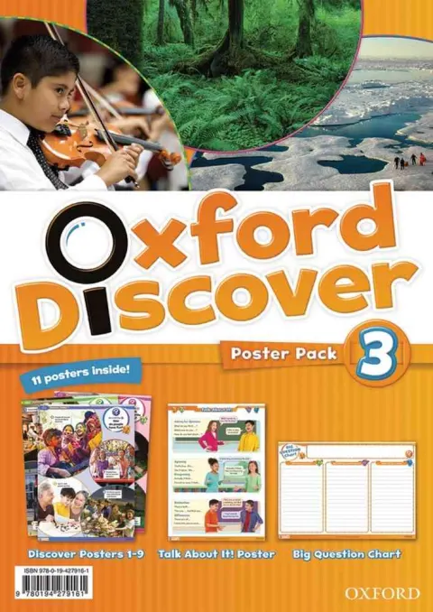 Coperta cărții Oxford Discover 3 Poster Pack- REDUCERE 30%