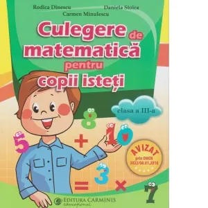 Coperta cărții Culegere de matematica pentru copii isteti clasa a III-a
