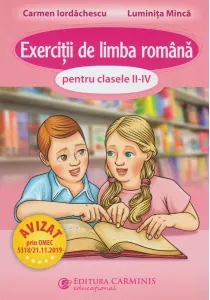 Coperta cărții Exercitii de limba romana pentru clasele II-IV