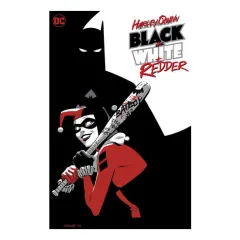Coperta cărții Harley Quinn: black + white + redder