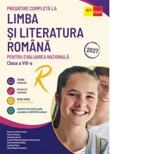 Coperta cărții Pregatire completa la Limba si literatura romana pentru Evaluarea Nationala 2027. Clasa a VIII-a