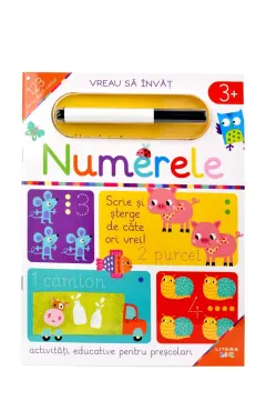 Coperta cărții Vreau să învăț. Numerele