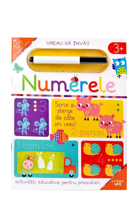 Coperta cărții Vreau să învăț. Numerele
