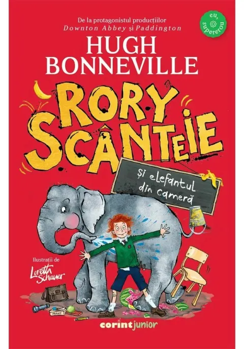 Coperta cărții Rory Scânteie și elefantul din cameră