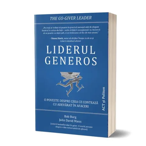 Coperta cărții Liderul generos