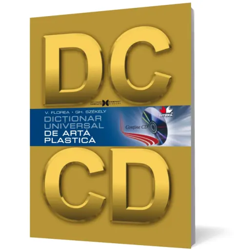 Coperta cărții Dicționar universal de artă plastică (conține CD)