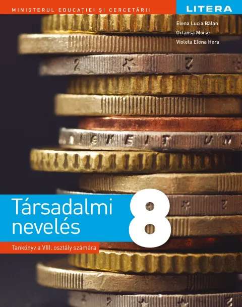 Coperta cărții Educație socială. Manual în limba maghiară. Clasa a VIII-a