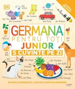 Coperta cărții Germana pentru toți. Junior. 5 cuvinte pe zi