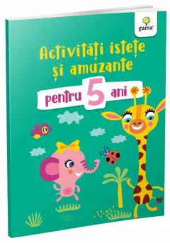 Coperta cărții Activități istețe și amuzante pentru 5 ani