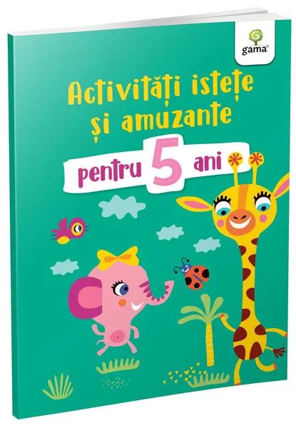 Coperta cărții Activități istețe și amuzante pentru 5 ani