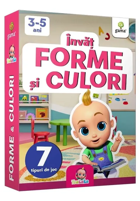Coperta cărții Invat forme si culori