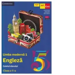 Coperta cărții Limba moderna 1. Engleza. Caietul elevului. Clasa a V-a