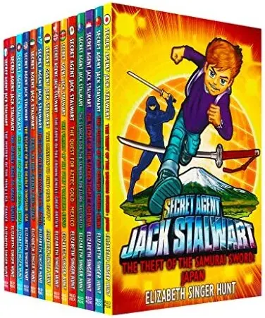 Coperta cărții Secret Agent Jack Stalwart Collection 14 Books Set