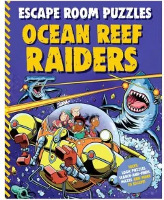 Coperta cărții Escape Room Puzzles: Ocean Reef Raiders