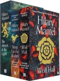 Coperta cărții Wolf Hall Trilogy 3 Books Collection Set By Hilary Mantel (The Mirror and the Light [Hardcover], Wolf Hall, Bring Up the Bodies)
