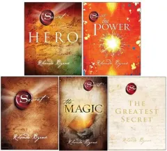 Coperta cărții Rhonda Byrne The Secret Series 5 Books Collection Set (Hero, The Power, The Secret, The Magic [Paperback], The Greatest Secret)