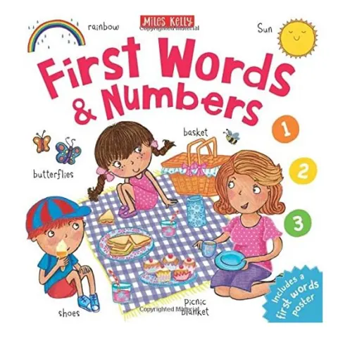 Coperta cărții C48HB First Words and Numbers