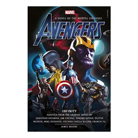 Coperta cărții Avengers: Infinity Prose Novel